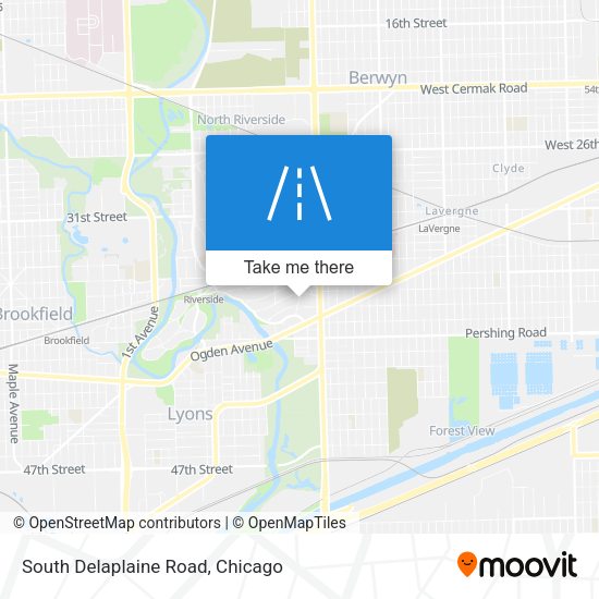 South Delaplaine Road map