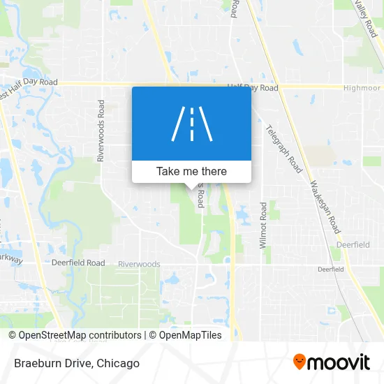 Braeburn Drive map