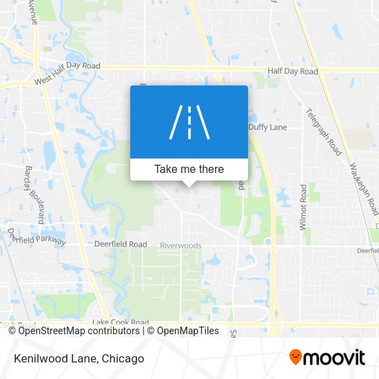 Mapa de Kenilwood Lane