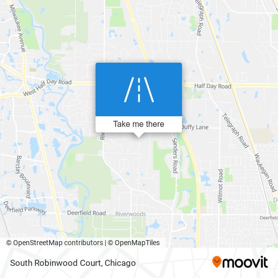 South Robinwood Court map