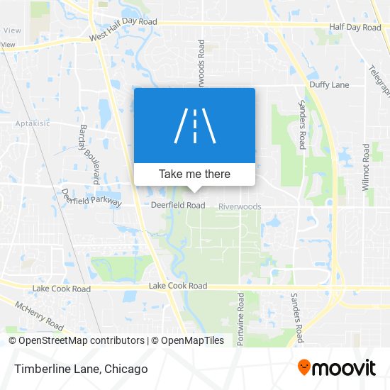 Timberline Lane map