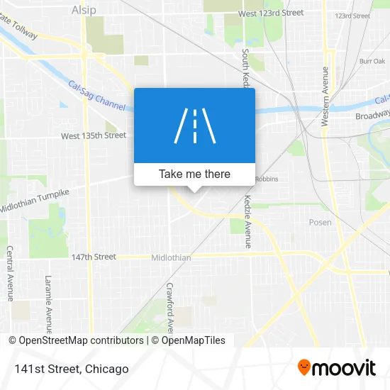 141st Street map