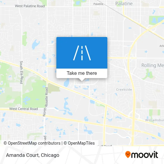 Amanda Court map