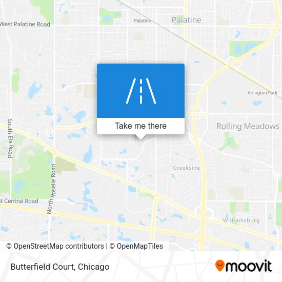 Butterfield Court map