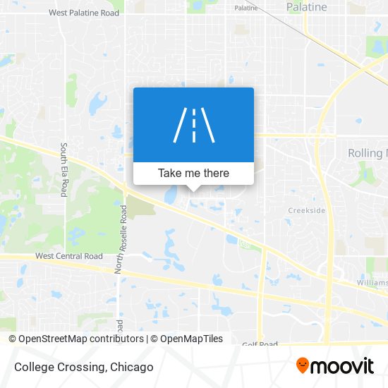 College Crossing map