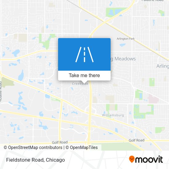 Mapa de Fieldstone Road