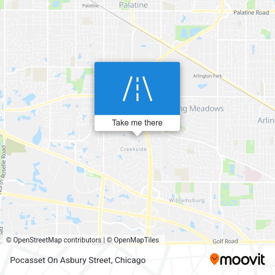 Pocasset On Asbury Street map
