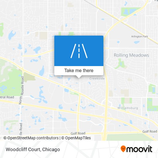 Woodcliff Court map