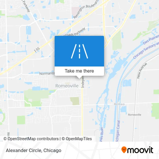 Alexander Circle map