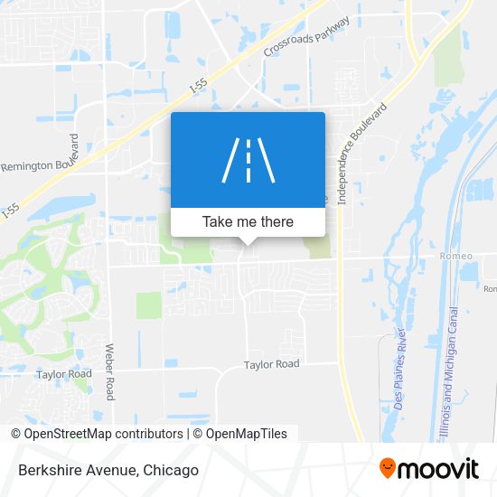 Mapa de Berkshire Avenue