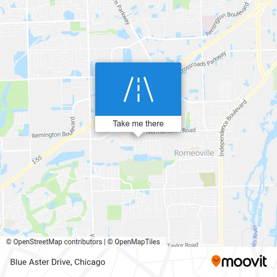 Blue Aster Drive map