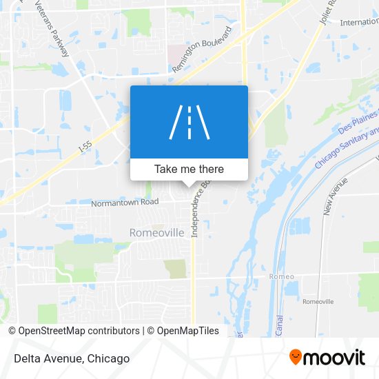 Mapa de Delta Avenue