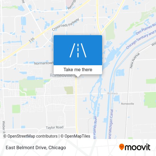 Mapa de East Belmont Drive