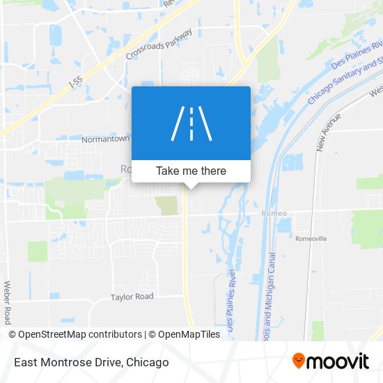 East Montrose Drive map