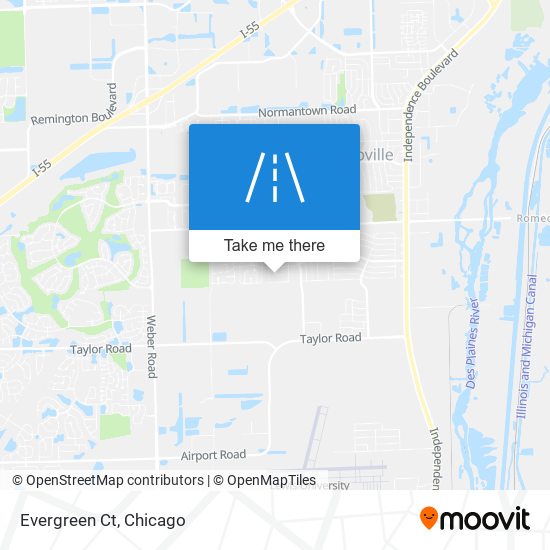 Mapa de Evergreen Ct