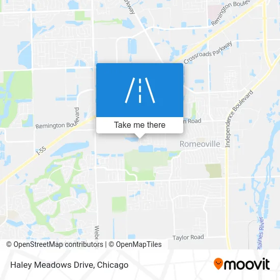 Haley Meadows Drive map