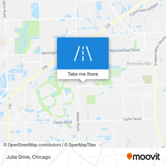 Julia Drive map
