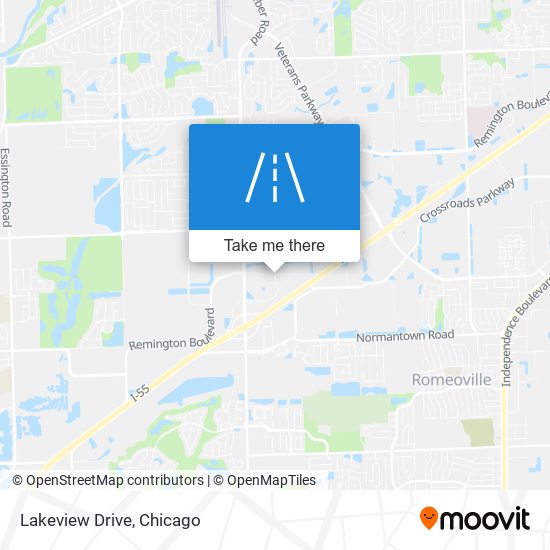 Lakeview Drive map