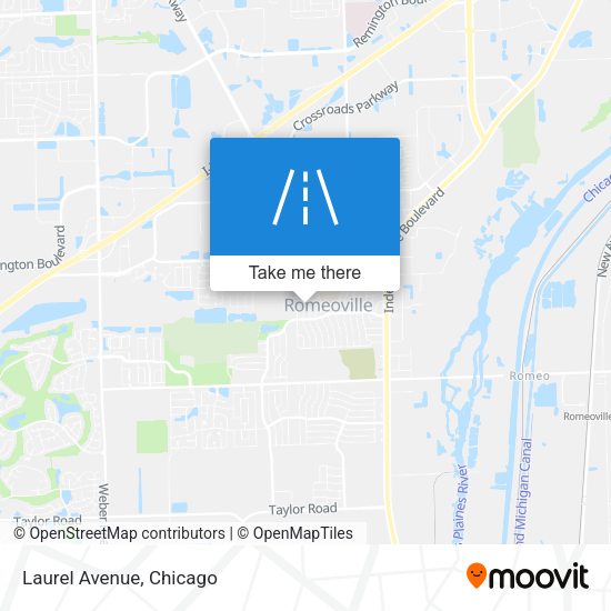 Mapa de Laurel Avenue
