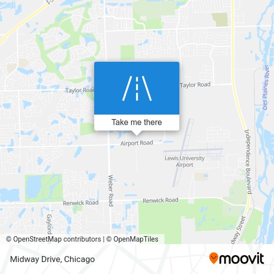 Midway Drive map