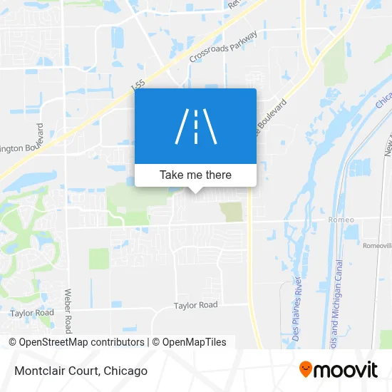 Montclair Court map