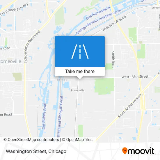 Mapa de Washington Street