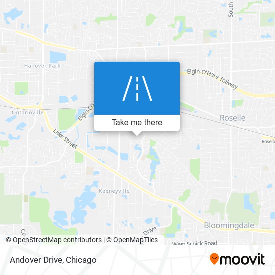 Andover Drive map