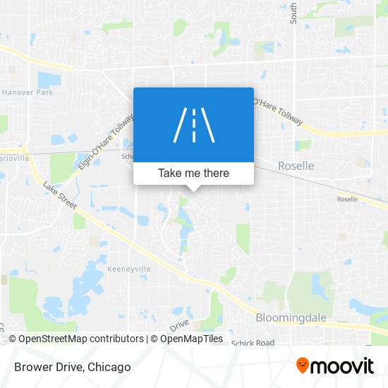 Brower Drive map