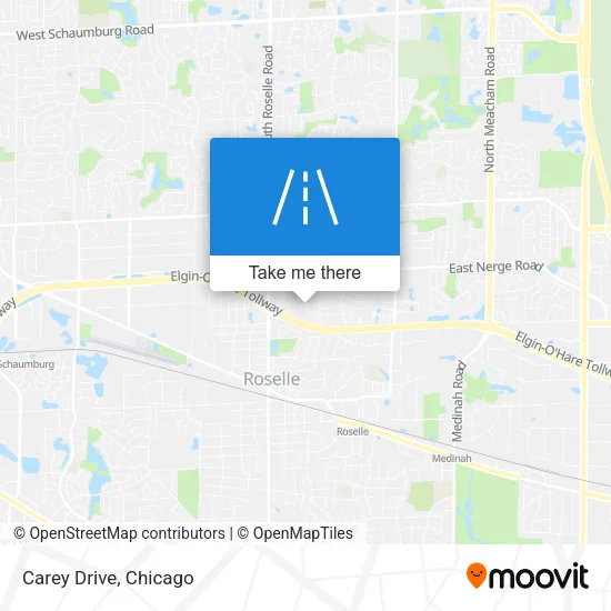 Carey Drive map