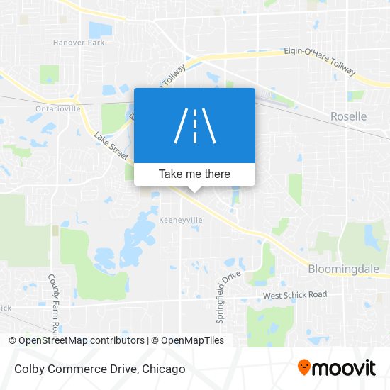 Colby Commerce Drive map