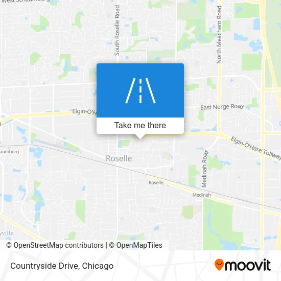 Countryside Drive map