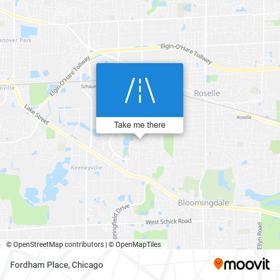 Fordham Place map