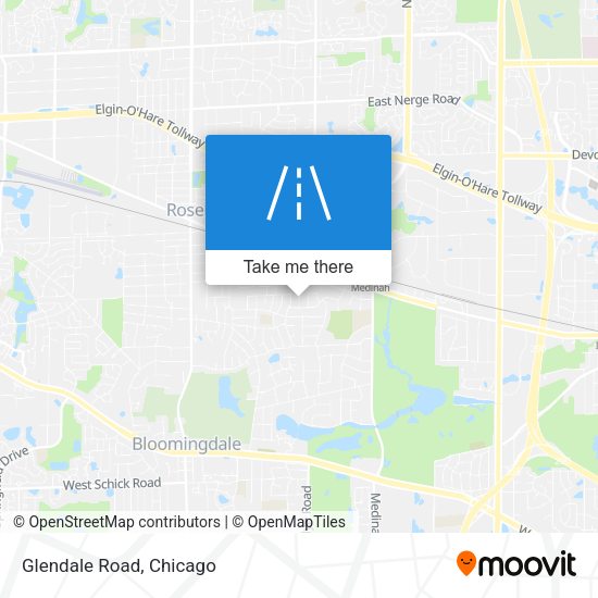 Mapa de Glendale Road