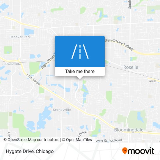 Hygate Drive map