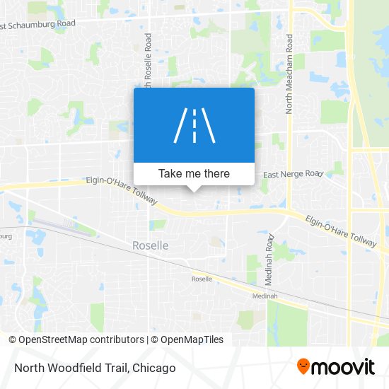 Mapa de North Woodfield Trail