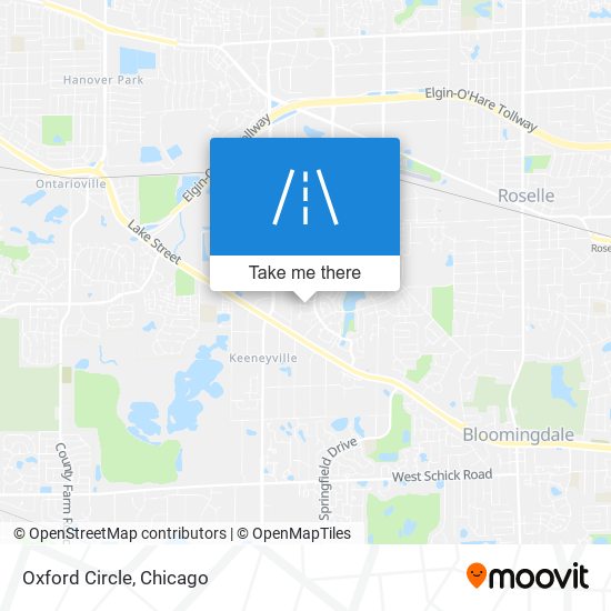 Mapa de Oxford Circle