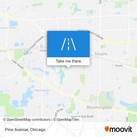 Mapa de Pine Avenue