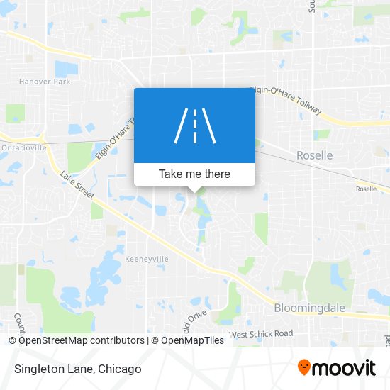 Singleton Lane map