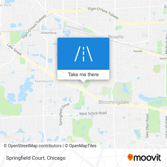 Springfield Court map