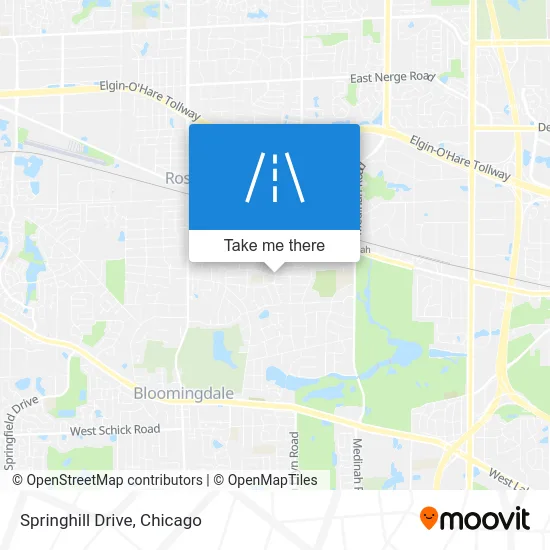 Springhill Drive map