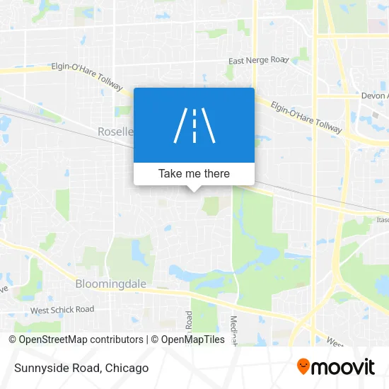 Sunnyside Road map