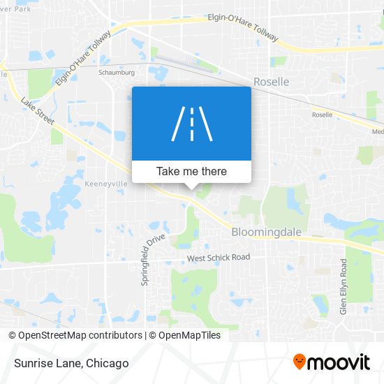 Sunrise Lane map