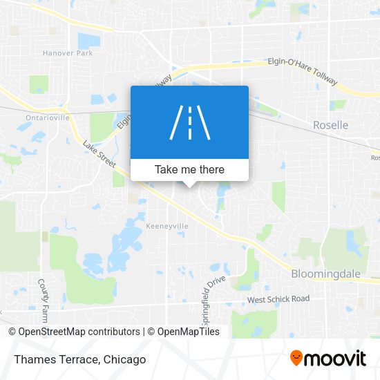 Mapa de Thames Terrace