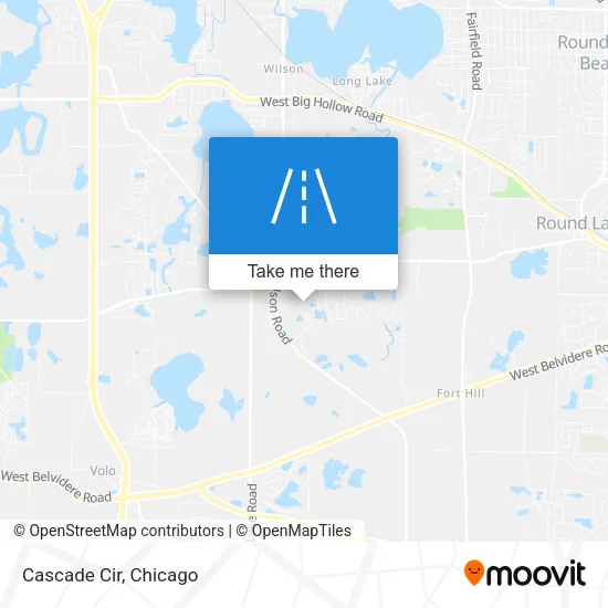 Cascade Cir map