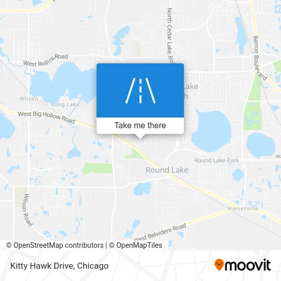 Kitty Hawk Drive map