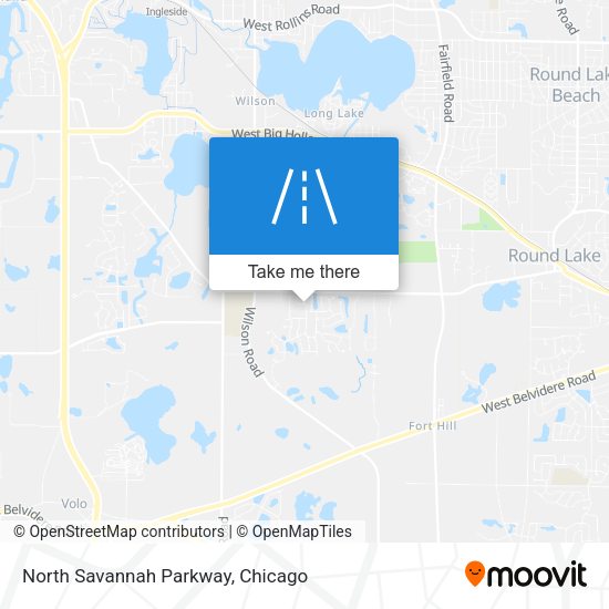 North Savannah Parkway map