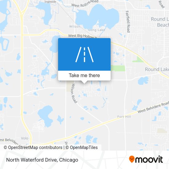 Mapa de North Waterford Drive