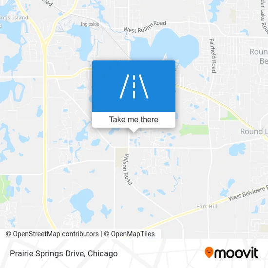 Prairie Springs Drive map