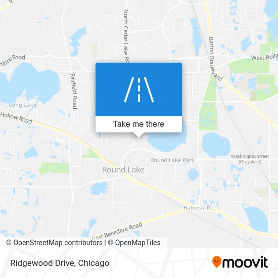 Ridgewood Drive map