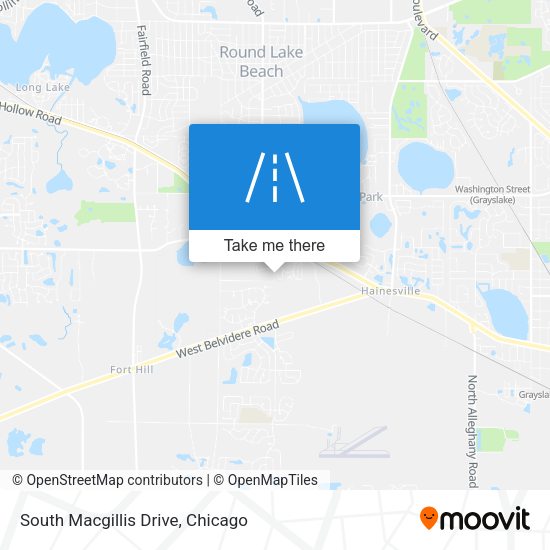 Mapa de South Macgillis Drive